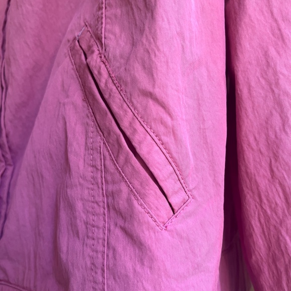 Allison Daley Without Tags Jacket Long Sleeve Full Zip Windbreaker Rose Pink L - Picture 6 of 12